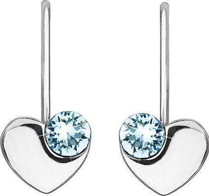 Produktbild Evolution Group Silver heart earrings with Swarovski 31299.3 (L)