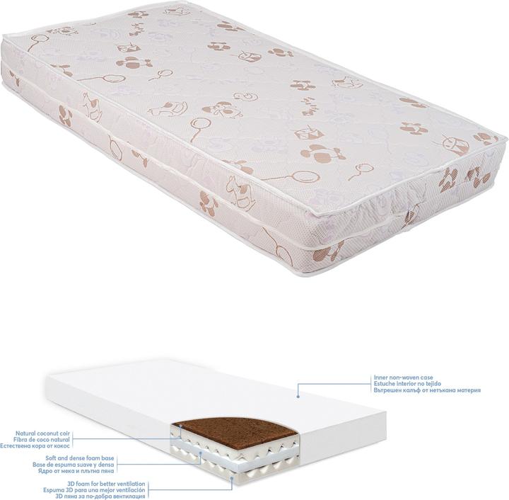 Produktbild Kikkaboo Babybett-Matratze CocoCraft (120 x 60 cm)