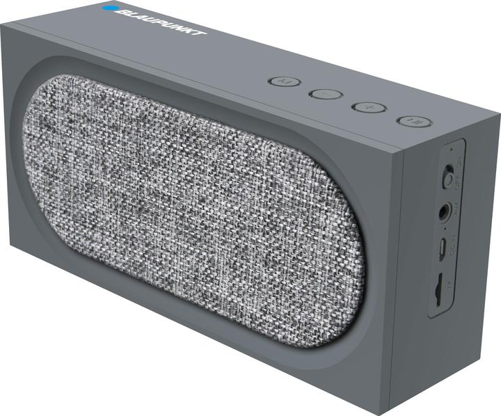 Actual product image Blaupunkt Portable bluetooth speaker BT06GY, 5W FM PLL SD/USB/AUX (5 h, Rechargeable battery operated)