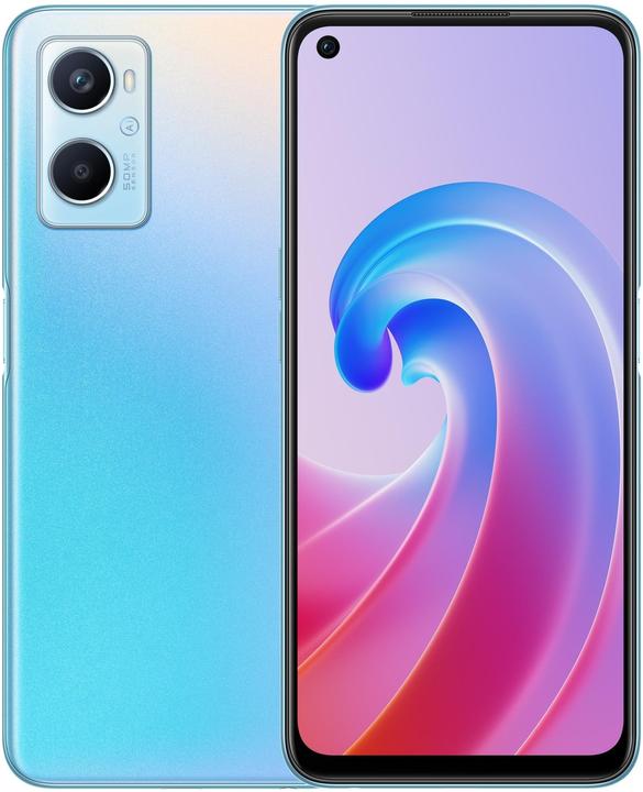 Produktbild OPPO A96 (128 GB, Sunset Blue, 6.59", Dual SIM + SD, 50 Mpx, 4G)
