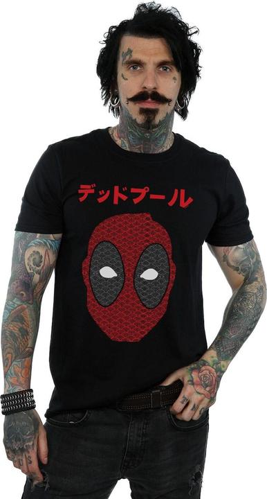 Produktbild Deadpool Japanese Seigaiha Head TShirt (4XL)