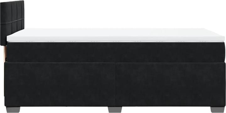 Actual product image VidaXL Bo x sprung bed with mattress 90 x 190 cm velvet (90 x 190 cm, 90 x 190 cm)