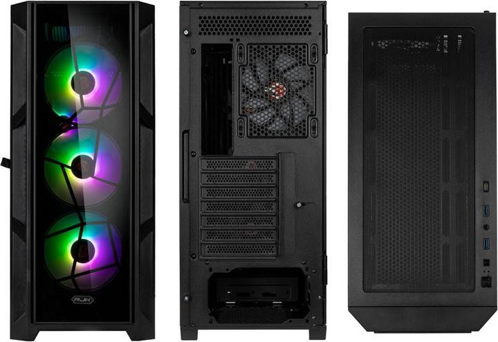 Immagine prodotto Raijintek PONOS Ultra Midi Tower, vetro temperato - nero (Mini-ITX, ATX, mATX)