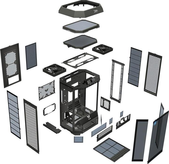 Actual product image Thermaltake The Tower 300 Black (mATX, Mini-ITX)