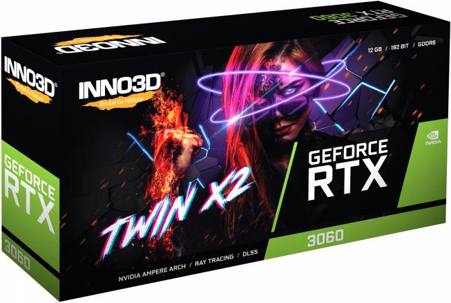 Produktbild Inno3D GeForce RTX 3060 Twin X2 (12 GB)