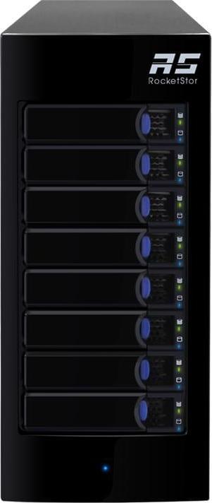Immagine prodotto HighPoint RocketStor 6418AS - Array di dischi rigidi - 8 alloggiamenti (SATA-600 / SAS-2) (2.5", 3.5")