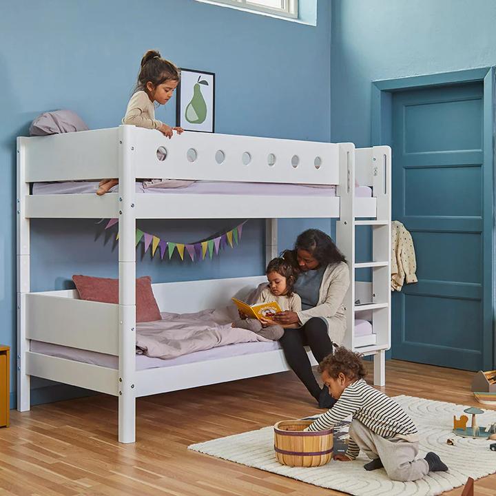 Actual product image Flexa White bunk bed (90 x 200 cm)