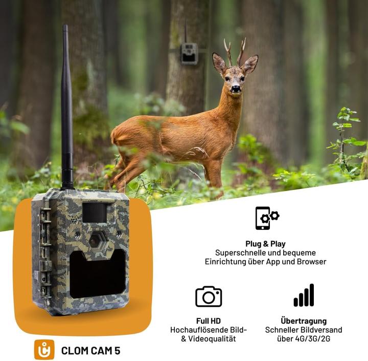 Image du produit ICUserver Clom Cam 5 Caméra de chasse