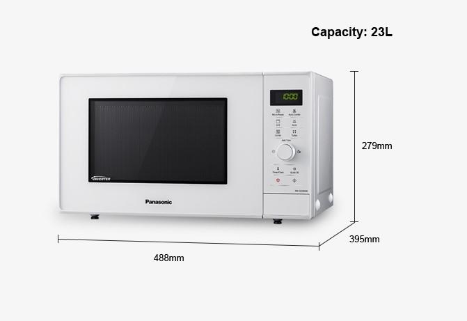 Actual product image Panasonic NN-GD34HWSUG Microwave Worktop Grill Microwave (23 l)