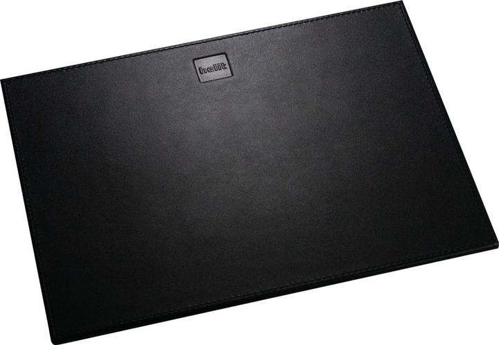 Image du produit Helit Tapis de souris "the leather pad", en cuir, noir Surface en cuir véritable
