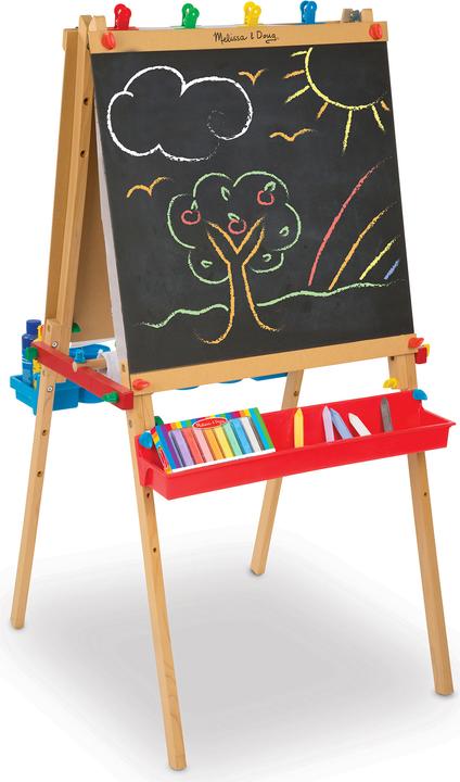Melissa & Doug Deluxe Wooden Standing Art Easel Noir