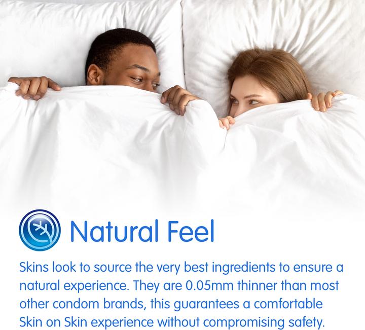 Produktbild Skins Natural Condoms classic condoms 4pcs. (4 Stk.)