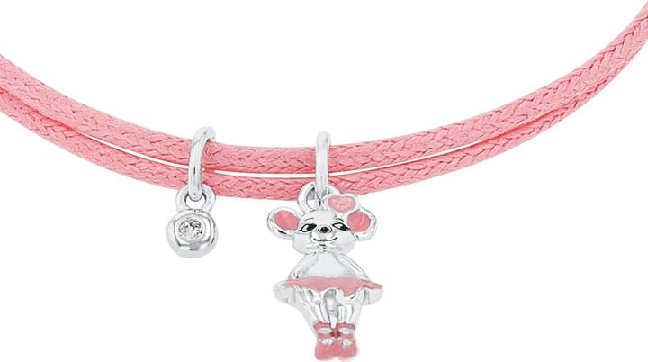 Immagine prodotto Prinzessin Lillifee Gioielli da braccio per bambine, argento 925, tessuto | mouse (21 cm, Tessuto, Argento 925)
