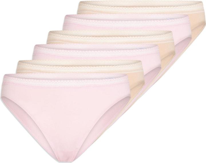 Image du produit Schiesser Pack de 6 slips Cotton Lace Rio (48, 4XL, paquet de 6)