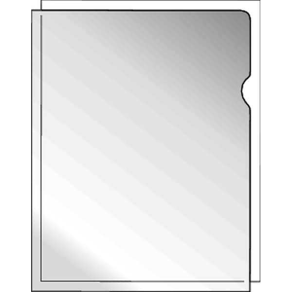 Actual product image Falken 100 Transparent pockets DIN A4 transparent grained 0,12 mm (A4, 100 x)