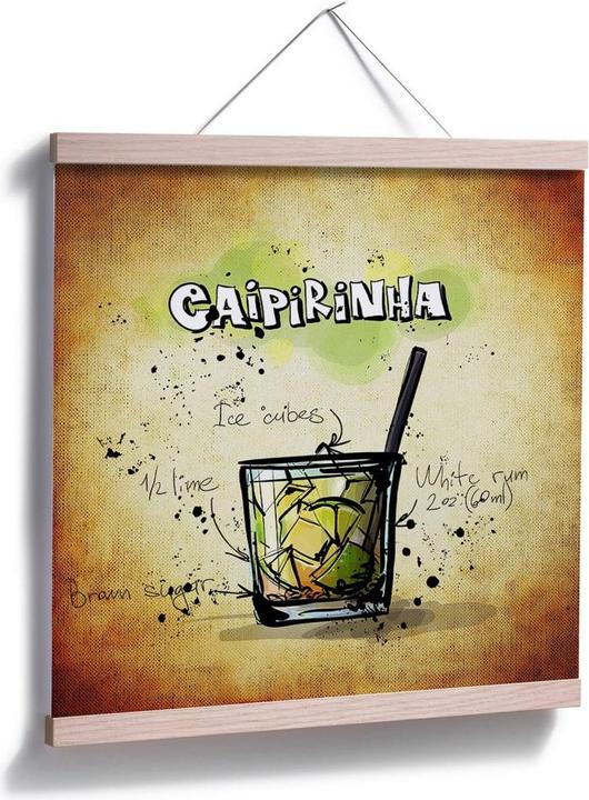 Image du produit Trenddeko Caipirinha - Recette (30 x 30 cm)