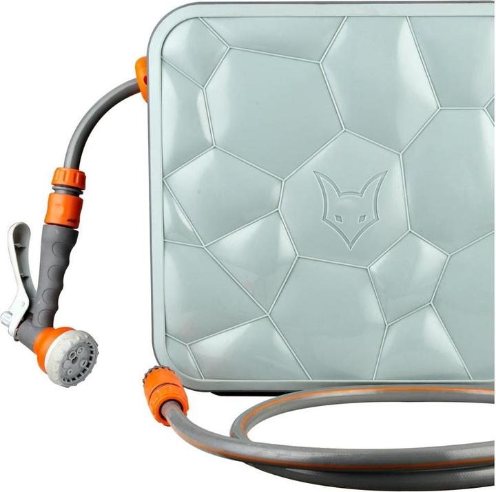 Image du produit Fuxtec Enrouleur de tuyau carré moderne de 30 m exclusif (30 m)