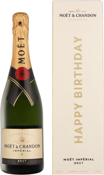 Actual product image Moët & Chandon Moet & Chandon Happy Birthday Limited Edition Giftbox (1 x 75 cl)