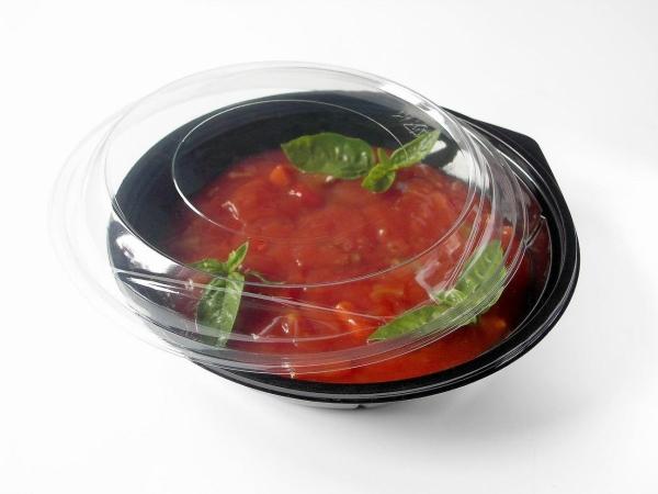 Actual product image Antalis Låg t/salad bowl Ø215x25mm A-PET 300stk/kar - (300 pcs.)