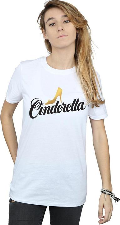 Immagine prodotto Disney Cinderella Shoe Logo Maglietta Ampia Donna (L)