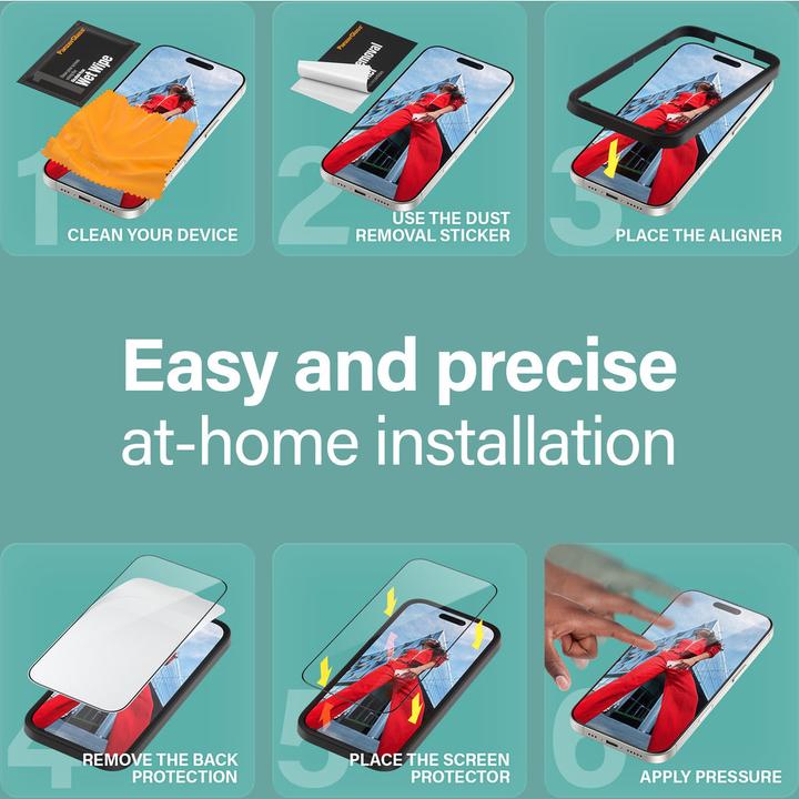 Produktbild PanzerGlass SAFE. (1 Stück, Apple iPhone 15, Apple iPhone 16)