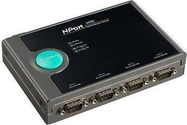 Moxa NPORT 5450I-T - Server di dispositivi RS-232422485 a 4 porte con protezione di isolamento da 2 kV