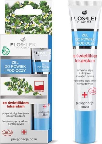 Image du produit Floslek Pharma Lid & Under Eye Gel paupières et yeux avec firefly 15ml (Gel, 15 ml)