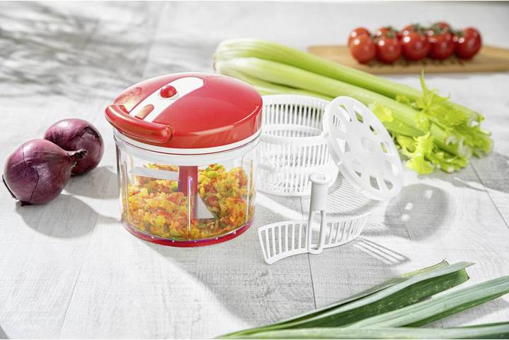 Image du produit Nicer Dicer Twist, set de 9 pièces, rouge