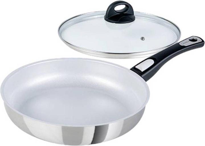 Genius Pfanne 2-tlg., Ø 28 cm (28 cm, Pfannenset + Topfset, Edelstahl)