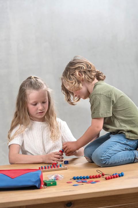 Actual product image Betzold Pupil rake set in pencil case (French)