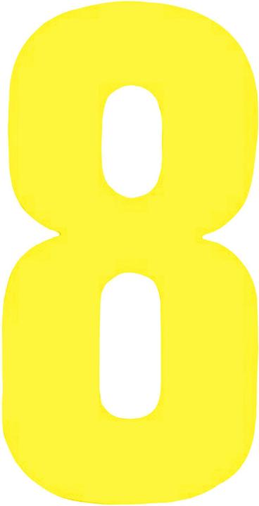 Immagine prodotto Securit Numero 8 Hi-Vis Bin Number