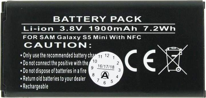 Produktbild Samsung Ladegerät und Akku mit NFC passend für Galaxy S5 Mini BG8000BBE