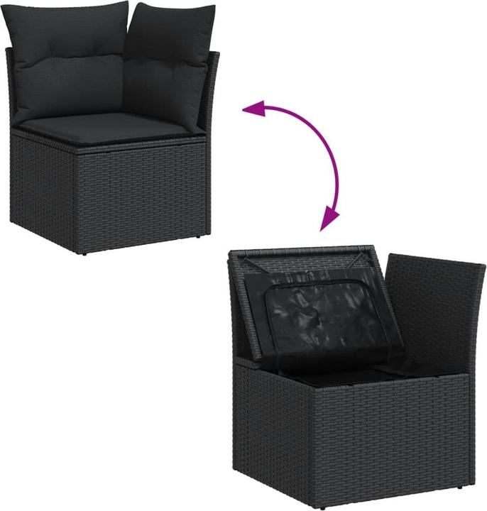 Produktbild VidaXL 10-tlg. Garten-Lounge-Set mit Kissen