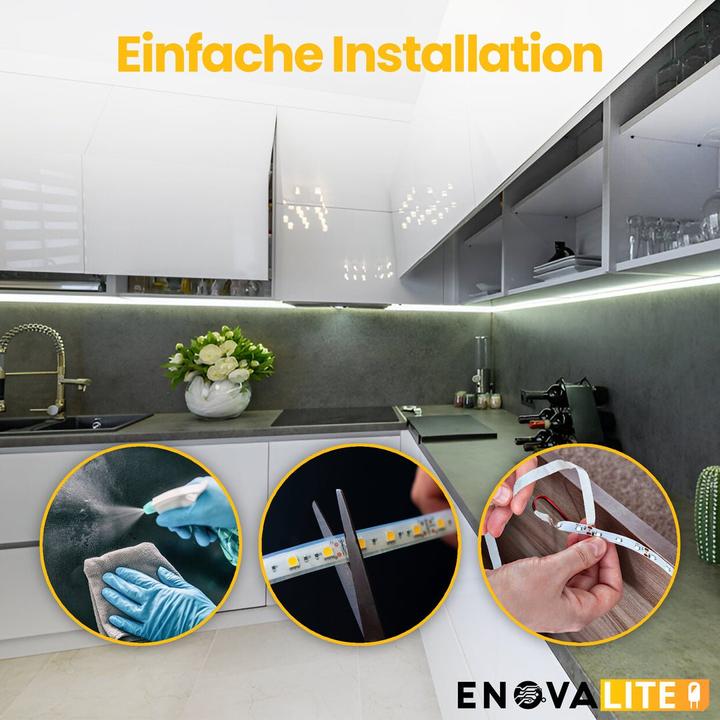 Immagine prodotto Enovalite Strisce LED (Bianco neutro, 500 cm, Interno, Esterno)
