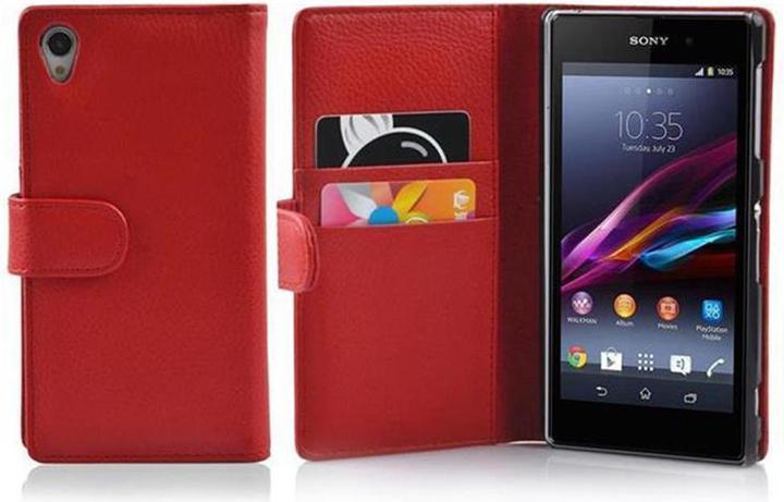 Actual product image Cadorabo Book with structure cover (Sony Xperia Z1)