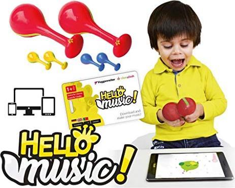 Actual product image Hello Music! (App) with Maracas (English, Portuguese, German)