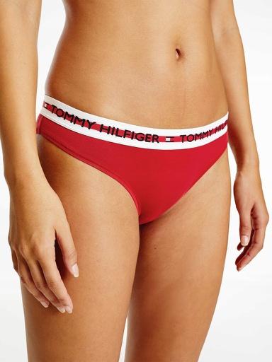 Immagine prodotto Tommy Hilfiger Slip da donna in cotone biologico, rosso, M (M)