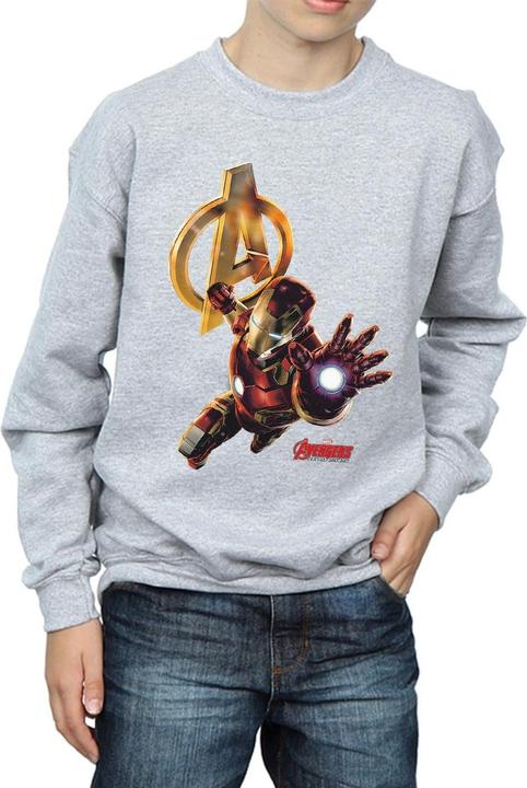 Immagine prodotto Iron Man Pose Felpa Ragazzi (152, 158)