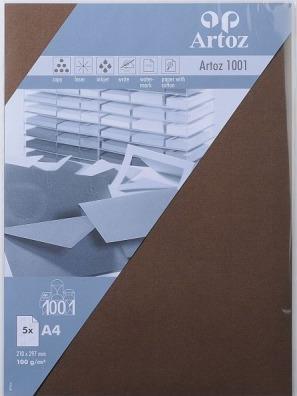 Produktbild Artoz 1001 Bogen A4 braun (100 g/m², 5 x, A4)