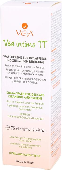Actual product image VEA Intimo TT crème nettoyant crème (75 ml, Intimate washing lotion)