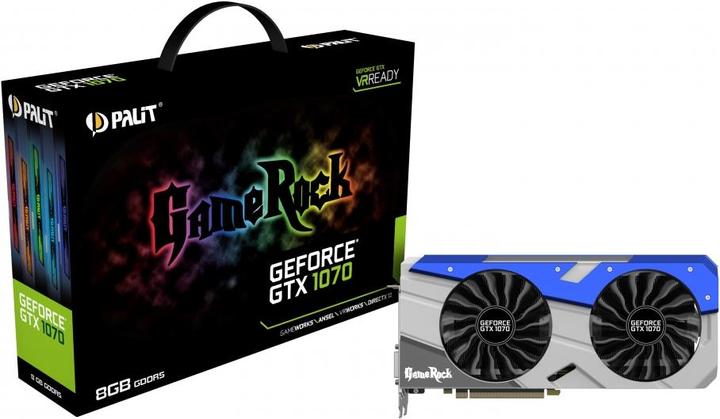 Produktbild Palit GeForce GTX 1070 GameRock (8 GB)