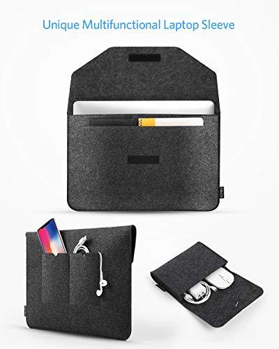Produktbild Only-Bags.Store 15.4 Zoll Filz Hülle, Laptoptasche Kompatibel mit MacBook Air 15, MacBook Pro Retina 2012-2016