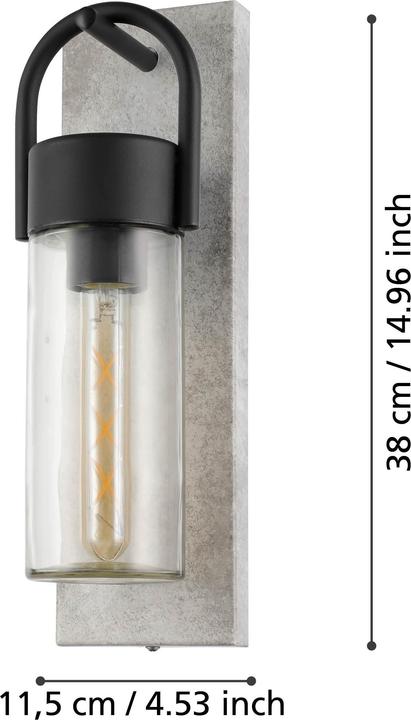 Actual product image EGLO LED wall light (E27, IP44)