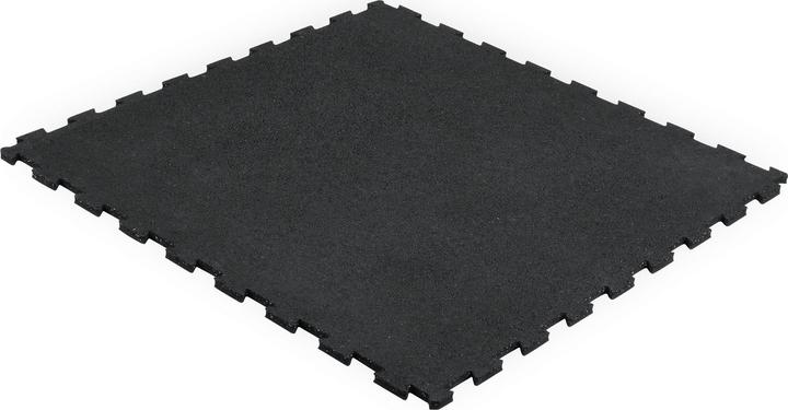 Rebel Pavimento in gomma per sala fitness Tappetino per attrezzi Puzzle 1m spessore 20mm nero ACTIVE (2 cm)