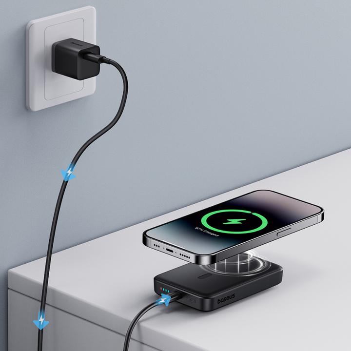 Image du produit Baseus Magnetic Mini Air Powerbank (10000 mAh, 20 W, 37 Wh)