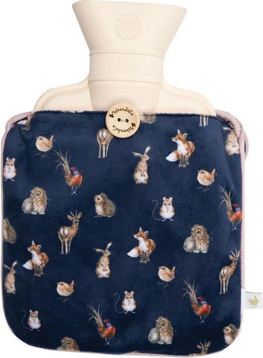 Wrendale Design Bouillotte "Woodlanders" avec renard et animal de la forêt (0.19 l)