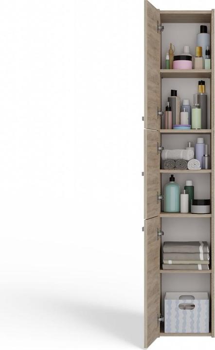 Produktbild Topeshop S33 SONOMA Aufbewahrungsschrank für Badezimmer Eiche