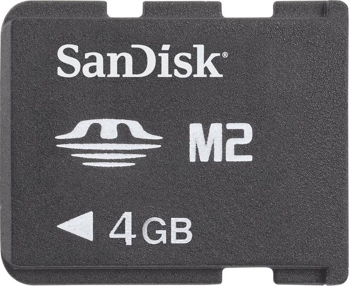 Immagine prodotto SanDisk Memory Stick Micro M2 4GB, adattatore incluso (4 GB, Memory Stick Micro M2)