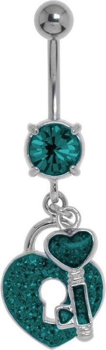 Produktbild Bijouteria Bauchpiercing (Chirurgenstahl 316L, Kristall, Messing rhodiniert)
