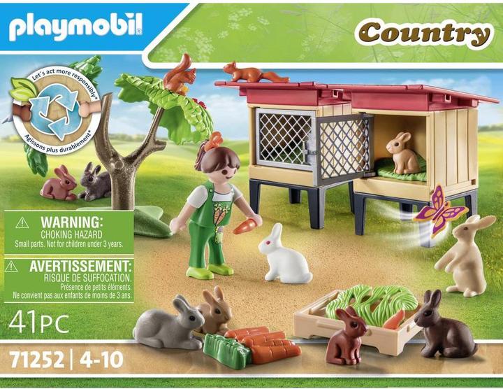 Actual product image Playmobil 71252 Rabbit hutch (71252, Playmobil Country)